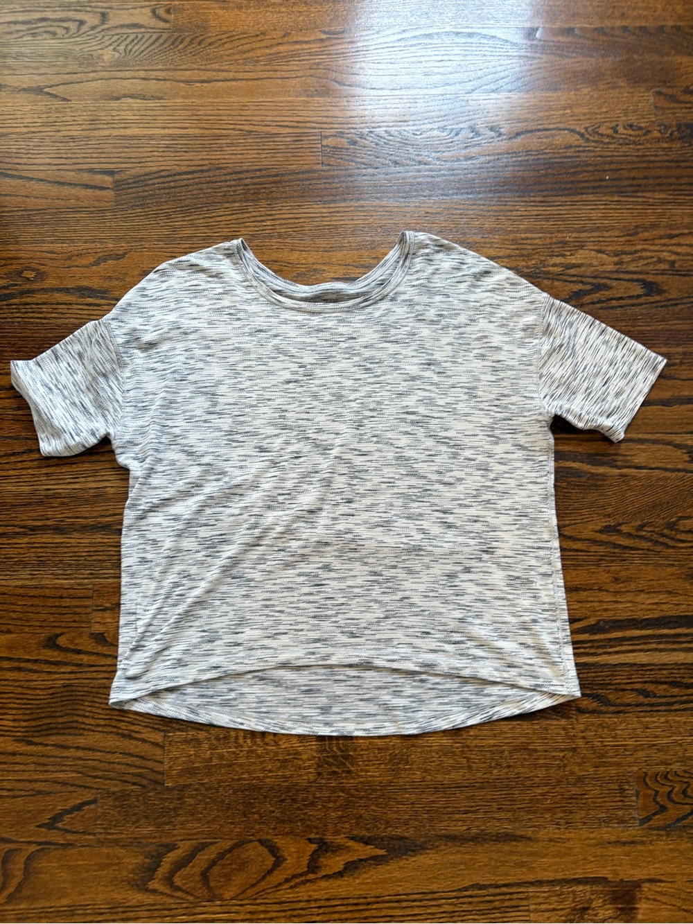 Lulu lemon Women’s Short Sleeve Heathered Crewneck Top - Light Gray